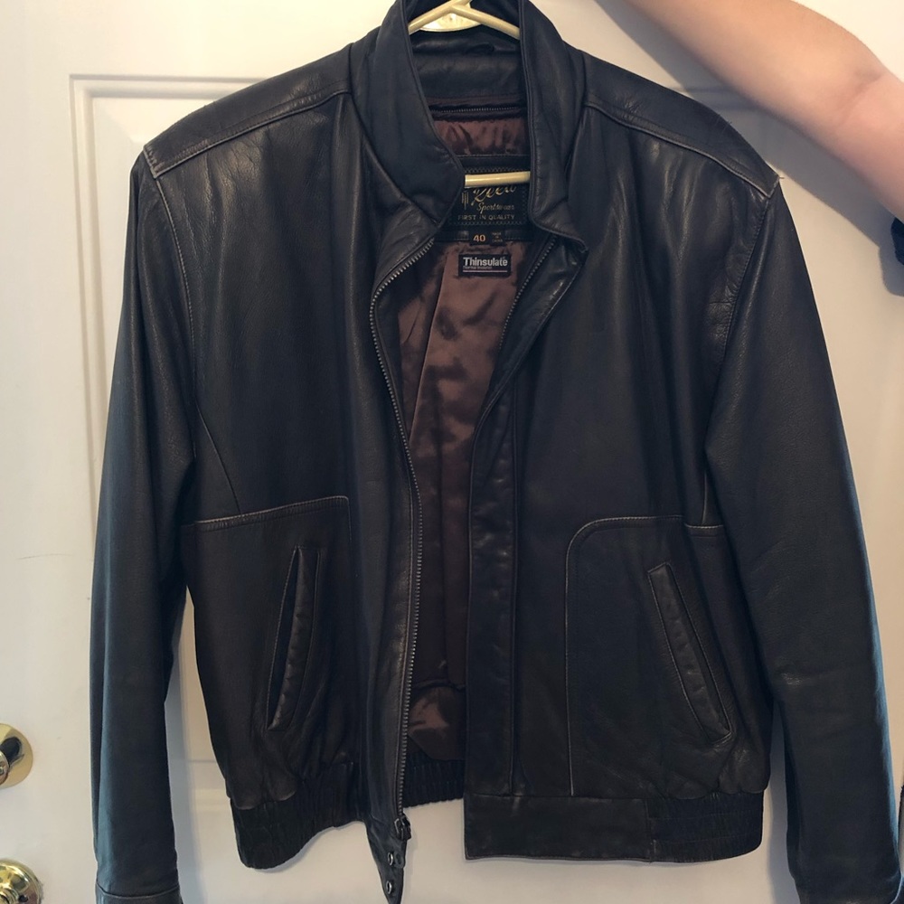Reed Sportswear Authentic Vintage Leather Jacket